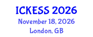 International Conference on Kinesiology, Exercise and Sport Sciences (ICKESS) November 18, 2026 - London, United Kingdom