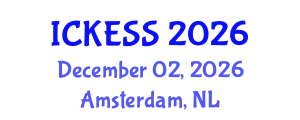International Conference on Kinesiology, Exercise and Sport Sciences (ICKESS) December 02, 2026 - Amsterdam, Netherlands