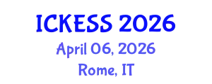 International Conference on Kinesiology, Exercise and Sport Sciences (ICKESS) April 06, 2026 - Rome, Italy
