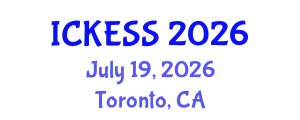International Conference on Kinesiology, Exercise and Sport Sciences (ICKESS) July 19, 2026 - Toronto, Canada