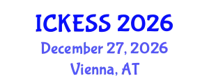 International Conference on Kinesiology, Exercise and Sport Sciences (ICKESS) December 27, 2026 - Vienna, Austria
