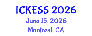 International Conference on Kinesiology, Exercise and Sport Sciences (ICKESS) June 15, 2026 - Montreal, Canada