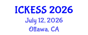International Conference on Kinesiology, Exercise and Sport Sciences (ICKESS) July 12, 2026 - Ottawa, Canada