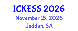 International Conference on Kinesiology, Exercise and Sport Sciences (ICKESS) November 15, 2026 - Jeddah, Saudi Arabia