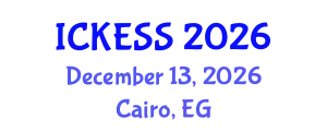 International Conference on Kinesiology, Exercise and Sport Sciences (ICKESS) December 13, 2026 - Cairo, Egypt