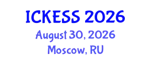 International Conference on Kinesiology, Exercise and Sport Sciences (ICKESS) August 30, 2026 - Moscow, Russia