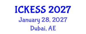 International Conference on Kinesiology, Exercise and Sport Sciences (ICKESS) January 28, 2027 - Dubai, United Arab Emirates