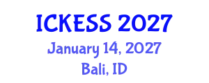 International Conference on Kinesiology, Exercise and Sport Sciences (ICKESS) January 14, 2027 - Bali, Indonesia