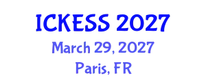 International Conference on Kinesiology, Exercise and Sport Sciences (ICKESS) March 29, 2027 - Paris, France