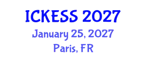 International Conference on Kinesiology, Exercise and Sport Sciences (ICKESS) January 25, 2027 - Paris, France