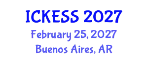 International Conference on Kinesiology, Exercise and Sport Sciences (ICKESS) February 25, 2027 - Buenos Aires, Argentina