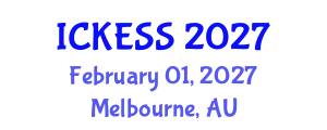 International Conference on Kinesiology, Exercise and Sport Sciences (ICKESS) February 01, 2027 - Melbourne, Australia