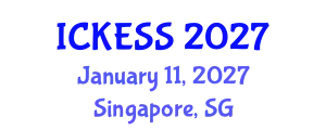 International Conference on Kinesiology, Exercise and Sport Sciences (ICKESS) January 11, 2027 - Singapore, Singapore