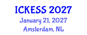 International Conference on Kinesiology, Exercise and Sport Sciences (ICKESS) January 21, 2027 - Amsterdam, Netherlands