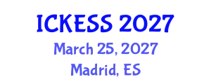 International Conference on Kinesiology, Exercise and Sport Sciences (ICKESS) March 25, 2027 - Madrid, Spain