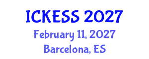 International Conference on Kinesiology, Exercise and Sport Sciences (ICKESS) February 11, 2027 - Barcelona, Spain