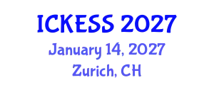 International Conference on Kinesiology, Exercise and Sport Sciences (ICKESS) January 14, 2027 - Zurich, Switzerland