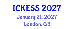 International Conference on Kinesiology, Exercise and Sport Sciences (ICKESS) January 21, 2027 - London, United Kingdom