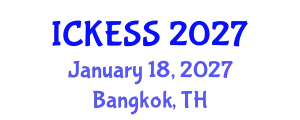 International Conference on Kinesiology, Exercise and Sport Sciences (ICKESS) January 18, 2027 - Bangkok, Thailand
