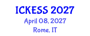 International Conference on Kinesiology, Exercise and Sport Sciences (ICKESS) April 08, 2027 - Rome, Italy