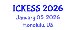 International Conference on Kinesiology, Exercise and Sport Sciences (ICKESS) January 05, 2026 - Honolulu, United States