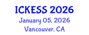 International Conference on Kinesiology, Exercise and Sport Sciences (ICKESS) January 05, 2026 - Vancouver, Canada