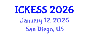 International Conference on Kinesiology, Exercise and Sport Sciences (ICKESS) January 12, 2026 - San Diego, United States