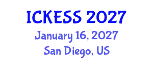 International Conference on Kinesiology, Exercise and Sport Sciences (ICKESS) January 16, 2027 - San Diego, United States