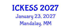 International Conference on Kinesiology, Exercise and Sport Sciences (ICKESS) January 23, 2027 - Mandalay, Myanmar