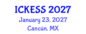 International Conference on Kinesiology, Exercise and Sport Sciences (ICKESS) January 23, 2027 - Cancún, Mexico