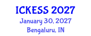 International Conference on Kinesiology, Exercise and Sport Sciences (ICKESS) January 30, 2027 - Bengaluru, India