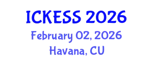 International Conference on Kinesiology, Exercise and Sport Sciences (ICKESS) February 02, 2026 - Havana, Cuba