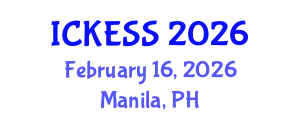 International Conference on Kinesiology, Exercise and Sport Sciences (ICKESS) February 16, 2026 - Manila, Philippines
