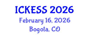 International Conference on Kinesiology, Exercise and Sport Sciences (ICKESS) February 16, 2026 - Bogota, Colombia