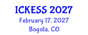 International Conference on Kinesiology, Exercise and Sport Sciences (ICKESS) February 17, 2027 - Bogota, Colombia
