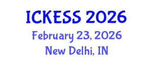 International Conference on Kinesiology, Exercise and Sport Sciences (ICKESS) February 23, 2026 - New Delhi, India
