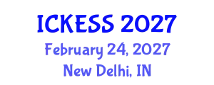 International Conference on Kinesiology, Exercise and Sport Sciences (ICKESS) February 24, 2027 - New Delhi, India