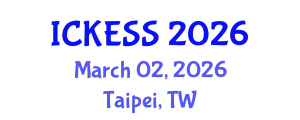 International Conference on Kinesiology, Exercise and Sport Sciences (ICKESS) March 02, 2026 - Taipei, Taiwan