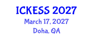International Conference on Kinesiology, Exercise and Sport Sciences (ICKESS) March 17, 2027 - Doha, Qatar