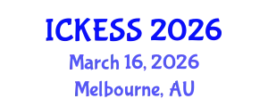 International Conference on Kinesiology, Exercise and Sport Sciences (ICKESS) March 16, 2026 - Melbourne, Australia
