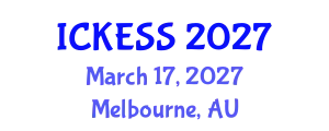 International Conference on Kinesiology, Exercise and Sport Sciences (ICKESS) March 17, 2027 - Melbourne, Australia
