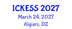International Conference on Kinesiology, Exercise and Sport Sciences (ICKESS) March 24, 2027 - Algiers, Algeria