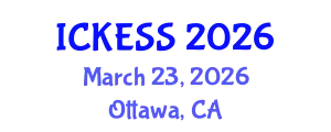 International Conference on Kinesiology, Exercise and Sport Sciences (ICKESS) March 23, 2026 - Ottawa, Canada