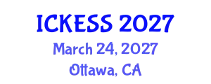 International Conference on Kinesiology, Exercise and Sport Sciences (ICKESS) March 24, 2027 - Ottawa, Canada