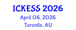 International Conference on Kinesiology, Exercise and Sport Sciences (ICKESS) April 06, 2026 - Toronto, Australia