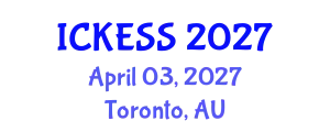 International Conference on Kinesiology, Exercise and Sport Sciences (ICKESS) April 03, 2027 - Toronto, Australia