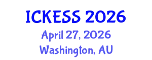 International Conference on Kinesiology, Exercise and Sport Sciences (ICKESS) April 27, 2026 - Washington, Australia