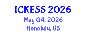 International Conference on Kinesiology, Exercise and Sport Sciences (ICKESS) May 04, 2026 - Honolulu, United States
