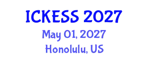 International Conference on Kinesiology, Exercise and Sport Sciences (ICKESS) May 01, 2027 - Honolulu, United States