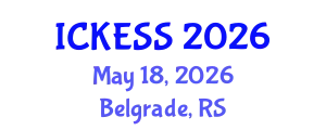 International Conference on Kinesiology, Exercise and Sport Sciences (ICKESS) May 18, 2026 - Belgrade, Serbia
